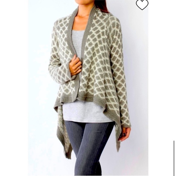 WOODEN SHIPS Malia Open Front Waterfall Cardigan Sweater Size XS/S - Picture 7 of 7